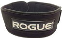 【中古】【輸入品 未使用】Rogue フィットネス 5インチ ナイロン製重量上げベルト L