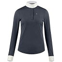 【輸入品・未使用】Horze Blaire Ladies UV Ice Fit長袖Showシャツ 12 ブルー