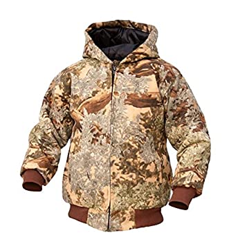【中古】【輸入品・未使用】King's Camo ユース 断熱フード付きハンティングジャケット L
