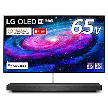 【中古】【輸入品日本向け】LG 65型 4Kチューナー内蔵 有機EL テレビ OLED 65WXPJA Alexa 搭載 2020 年モデル