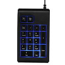 【中古】Richer-R 有線テンキーパッド 19キーUSB数字キーパッド 数字入力 テンキーボード メカニカルタッチ感 RGB呼吸ライト付き usb機械式有線...
