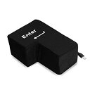 【中古】巨大 エンターキー Enter パソコン して ストレス解消 BIG ENTER 誕生日プレゼント おもしろグッズ (Black)