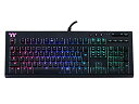 【中古】Thermaltake TT PREMIUM X1 RGB CherryMX Blue -日本語キーボード- ゲーミングキーボード KB430 KB-TPX-BLBRJP-01