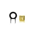 【中古】Fitlink ステンレススチールメタルキーキャップ キープラー付き メカニカルキーボード用 チェリーMxスイッチ( ESC ゴールド)