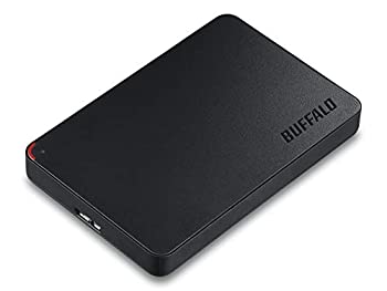 【中古】HD-NRPCF1.0-BB ブラック(ポータブルHDD)