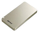【中古】バッファロー SSD-PGM960U3-G USB3.2(Gen2) ポータブルSSD 960GB ゴールド
