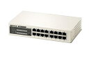 【中古】BUFFALO Giga対応 金属筺体 電源内蔵 16ポート ホワイト スイッチングハブ LSW3-GT-16NSR(2)