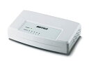 【中古】BUFFALO 10/100M 5ポート スイッチングHub ホワイト LSW3-TX-5EPL(2)