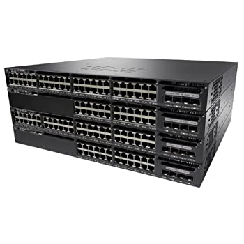 【中古】CISCO Catalyst 3650-48T Ethernet Switch 48 Ports - Manageable - 48 x RJ-45 - Stack Port - 4 x Expansion Slots - 10/100/1000Base-T - Rac