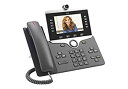 【中古】Cisco IP Phone 8845 マルチプラットフォーム電話ファームウェア 5インチ VGA バックライトカラーディスプレイ 720p HD 双方...