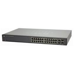 【中古】Cisco Systems SF200-24P 24p 10/100 PoE + 2