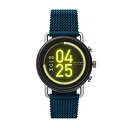 yÁzSkagen Connected Falster 3 Gen 5 XeXX`[ ^b`XN[ X}[gEHb` S GPS NFC X}[gtHʒm Blue Silicone