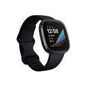 yÁzFitbit Sense Alexa/GPS X}[gEHb` Carbon/Graphite J[{/Ot@Cg L/S TCY [{i]