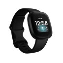 yÁzFitbit Versa3 Alexa/GPS X}[gEHb` Black ubN L/S TCY [{i]