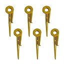【中古】ユーザー(USER) 砂よけシートペグ 6本組 ストレートタイプ U-Q238