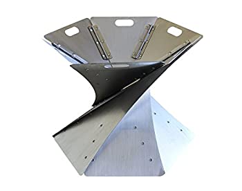 【中古】Onway(オンウェー）聖火焚火台(M) OW-3833 ワンアクション焚火台 収納バッグ付 「バーベキュー..