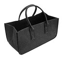 【中古】LIOOBO 薪トートバッグ 薪バッグ 薪ケース 多機能 45x27x26cm 薪ログキャリア マッチストレージバッグ アウトドア キャンプ(ランダムカ...