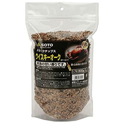 【中古】ソト(SOTO) スモークチップス ウイスキーオーク 500g ST-1317