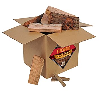 【中古】Smoak Firewood - キルン乾燥プレミアムオーク薪 (火起こし付き) Small Mini Logs (8 inch pieces) 25-30lbs KilnDriedBoxOak12x12x12