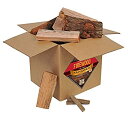 【中古】Smoak Firewood - キルン乾燥プレミアムオーク薪 (火起こし付き) Small Mini Logs (8 inch pieces) 25-...