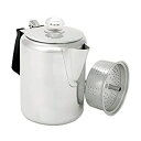 【中古】GSI ステンレス パーコレーター 9CUP 11870006000009 高さ19cm