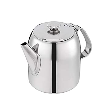 【中古】【輸入品日本向け】さまざまなシーンに適した食品グレードのステンレススチールストーブのやかん、高速沸騰、研磨プロセス (色 : Silver サイズ : 2L)