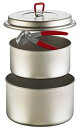 【中古】MSR アウトドア クックウェア チタン2ポットセット (チタン製鍋:1L×1.5L 蓋 ライトリフター) 【日本品】 39722