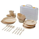 【中古】キャンパーズ・コレクション デイパーティー 4人用6種類食器セット PCW-12NA