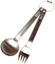 【中古】MSR アウトドア クックウェア チタン製フォーク&スプーン 【日本品】 39904