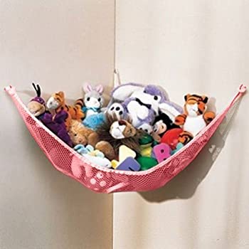 š(pink) - Openbox Dozenegg Stuffed Animal & Toy Organiser Hammock Pet Net Pink Net And