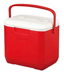 【中古】コールマン(Coleman) クーラーボックス エクスカーションクーラー 30QT 容量約28L レッド/ホワイト 2000027862