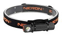 【中古】Nicron ニクロン 脱着式ヘッドライト H10RPro 明るさ2段階調節可能 最大450ルーメン 超硬アルミボディ採用で頑丈 SOS点滅機能 ストロ...