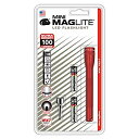 【中古】MAG-LITE(マグライト) ペンライト ミニマグライト 2AAA LED(単四2本) SP32036 レッド