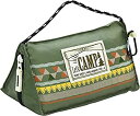 【中古】現代百貨 レジャーシート CAMPER オルテガ テントレジャーシート 140×90cm カーキ A387KH