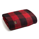 【中古】Arcturus Backwoods ウールブランケット - 4.5ポンド 暖か 重い 洗濯可能 L | キャンプ アウトドア サバイバル&緊急キット(赤バッファロー)