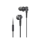 【中古】ソニー イヤホン 重低音モデル MDR-XB55AP : カナル型 リモコン・マイク付き ブラック MDR-XB55AP B(2)