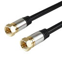 【中古】ホーリック アンテナケーブル S-4C-FB同軸 1m 【4K8K放送(3224MHz)/BS/CS/地デジ/CATV 対応】 ブラック アルミヘッド ...