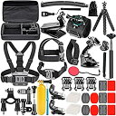 【中古】Neewer 50-In-1 アクションカメラアクセサリー GoPro Hero 8などに対応