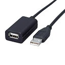 【中古】エレコム USBケーブル 延長 USB2.0 (USB A オス to USB A メス) エクステンダー 5.0m USB2-EXA50