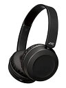【中古】JVC HA-S48BT-B ワイヤレスヘッドホン Bluetooth対応/連続17時間再生/バスブースト機能搭載/ハンズフリー通話用マイク内蔵/フラット折りたたみ式(2)