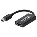 【中古】Plugable Mini DisplayPort - HDMI 変換アダプター アクティブ MDP-HDMI MDP ポート搭載システム互換 4K@60Hz対応 Surface Pro Macシステム（T