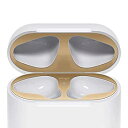 【中古】elago AirPods 対応 ダストガード 金属粉 侵入防止 防塵 アクセサリー メタリックプレート 2セット [ Apple AirPods1/A...