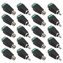 【中古】FULARRR 20個 プロフェッショナル RCA コネクタキット、10ペア RCA オスプラグ&メスソケット - AVネジ留め式端子台オーディオビデオ...