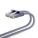 【中古】エレコム LANケーブル CAT6 0.3m 爪折れ防止コネクタ cat6準拠 やわらか ブルー LD-GPY/BU03