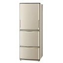 【中古】シャープ SHARP 冷蔵庫(幅60.0cm・スリムタイプ) 350L 両開き 3ドア ゴールド SJ-W353G-N