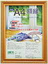 【中古】ナカバヤシ 賞状額縁 金ケシ(樹脂製) JIS A4判 フ-KWP-33 N