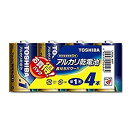 【中古】東芝 アルカリ乾電池 単1形1パック4本入 LR20L 4MP