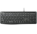【中古】エレコム キーボード 有線 メンブレン フルキーボード 【本格静音設計】マルチファンクション専用キー付 ブラック TK-FCM090SBK