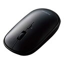 【中古】エレコム ワイヤレスマウス Bluetooth Slint M-TM10BBBK 薄型 静音 4ボタン プレゼンモード機能付 ポーチ付 Windows Mac Android iOS iPadOS 対(2)