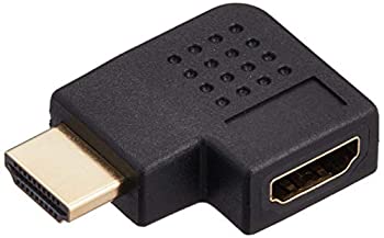エレコム HDMI (メス) - HDMI (オス ) 延長コネクタ ブラック AD-HDAAB04BK